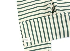 Petit Piao emerald green/dark off white stribede leggings modal